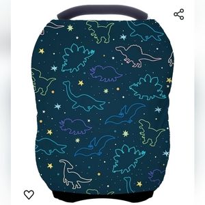 Baby Infant Carseat Canopy Cover Dino